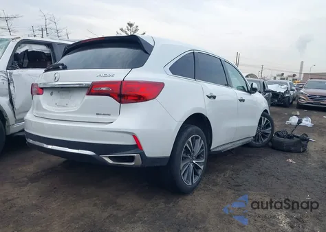 2020 Acura Mdx Technology Package из США, поврежденный, VIN 5J8YD4H52LL049459